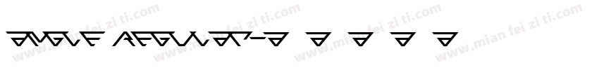 angle Regular字体转换